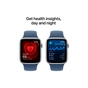 Смарт-годинник Apple Watch SE 2024 GPS 40mm Silver Aluminium Case with Denim Sport Band - M/L (MXED3QH/A) - зменшене зображення 5