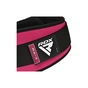 Атлетичний пояс RDX RX3 EVA Curve неопреновий Sharp Pink XS (WBE-RX3SP-XS) - уменьшенное изображение 5