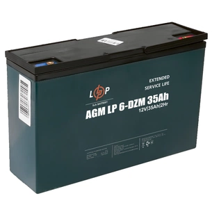 Батарея до ДБЖ LogicPower 12V 35Ah LP-6-DZM-35 (9335) зображення 1