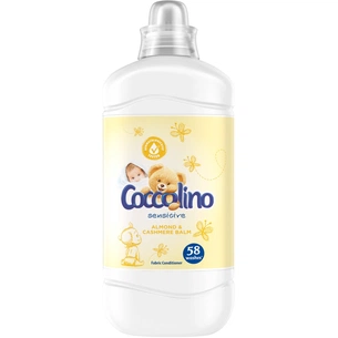 Кондиціонер для білизни Coccolino Sensitive Almond & Cashmere Balm 1.45 л (8717163623695) зображення 1