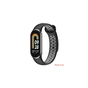 Ремінець до фітнес браслета BeCover Vents Style для Xiaomi Mi Smart Band 8 Black-Gray (709415) - зменшене зображення 1