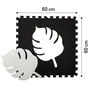 Дитячий килимок MoMi пазл Feli 120 х 120 cм Black (AKCE00028) - зменшене зображення 6
