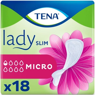 Урологічні прокладки Tena Lady Slim Micro 18 шт. (7322541360966) зображення 1
