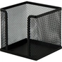 Підставка-куб для листів і паперів Buromax 10х10х10 см, wire mesh, black (BM.6215-01) - уменьшенное изображение 1