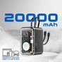 Універсальна мобільна батарея Promate Mavrix-20 20000mAh 65W Black - уменьшенное изображение 2