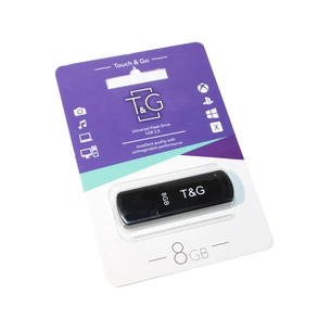 USB флеш накопичувач T&G 8GB 011 Classic Series Black USB 2.0 (TG011-8GBBK) зображення 1