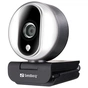 Веб-камера Sandberg Streamer Webcam Pro Full HD Autofocus Ring Light Black (134-12) - зменшене зображення 2