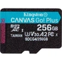 Карта пам'яті Kingston 256GB microSDXC сlass 10 UHS-I U3 V30 A2 Canvas Go Plus G4 (SDCG4/256GBSP) - зменшене зображення 1