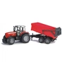 Масштабная модель автомобиля Bruder Трактор Massey Ferguson 7480 c прицепом М1:16 (02045) - уменьшенное изображение 1