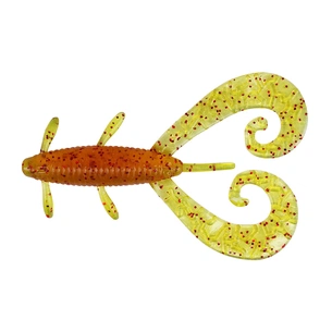 Силікон рибальський Reins G-Tail Twin 2" 566 Motor Oil Red Flake (10 шт/уп.) (1552.06.63) зображення 1