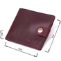 Портмоне Shvigel Шкіряне Бордове (16436) - зменшене зображення 3