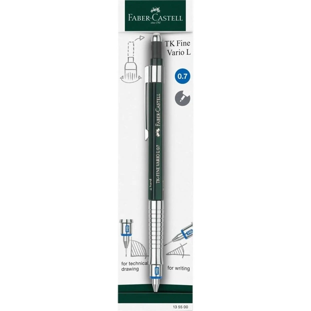 Карандаш механический Faber-Castell TK-Fine VARIO L, диаметр 0,7 мм (850) - изображение 1