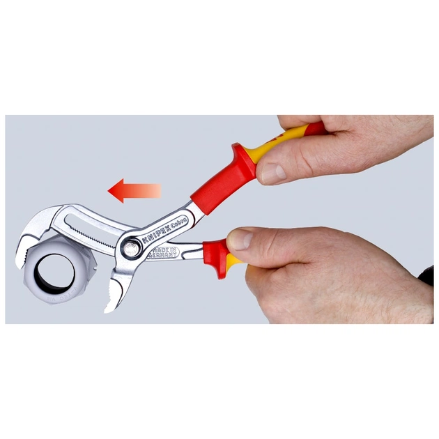 Кліщі KNIPEX сантехнічні Cobra VDE 87 26 250 (електроізольовані 1000V) (87 26 250) - picture 5