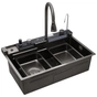 Мийка кухонна Kroner SchwarzeSET7546ARTHM (CV033375) - зменшене зображення 3