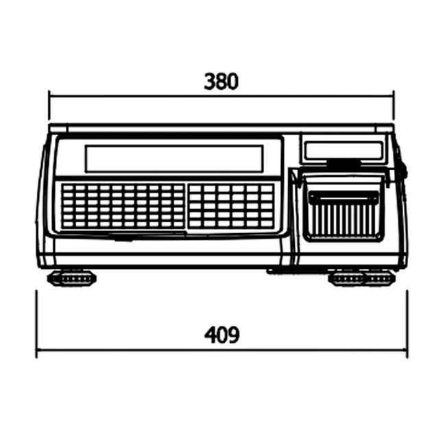 Ваги торгівельні CAS CL-5200-B без стойки (CL-5200-B) - picture 4