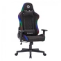 Крісло ігрове GamePro GC700FB Fabric Size L RGB Black (GC700FB RGB) - зменшене зображення 1