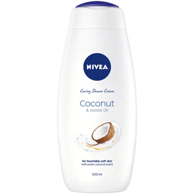 Гель для душу Nivea Кокос та олія жожоба 500 мл (5900017039053/4006000006338) - зображення 1