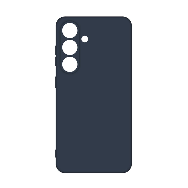 Чохол до мобільного телефона Intaleo Silicone Samsung Galaxy S25 Plus Dark Blue (1283126616846) - зображення 1