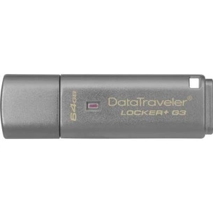 USB флеш накопичувач Kingston 64Gb DataTraveler Locker+ G3 USB 3.0 (DTLPG3/64GB) зображення 1