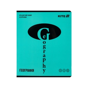 Зошит Kite предметний Bright 48 аркуші, клітинка, географія (K25-240-15) зображення 1