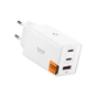 Зарядное устройство Spigen 2xUSB-C PD + 1xUSB 67W white (ACH08710) - уменьшенное изображение 1