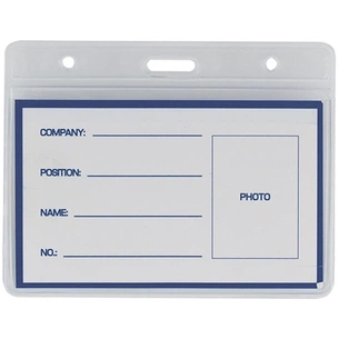 Бейдж Buromax horizontal 95х75мм PVC (BM.5402) зображення 1