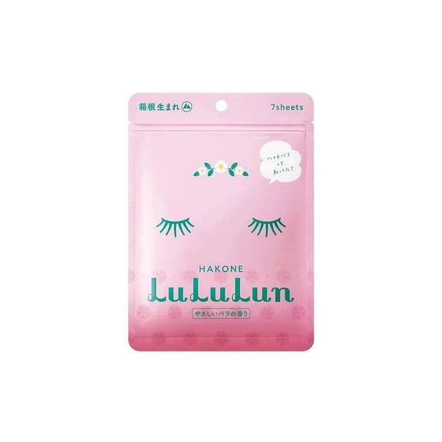 Маска для лица Lululun Premium Face Mask Hakone Rose 7 шт (4582305066296) - изображение 1