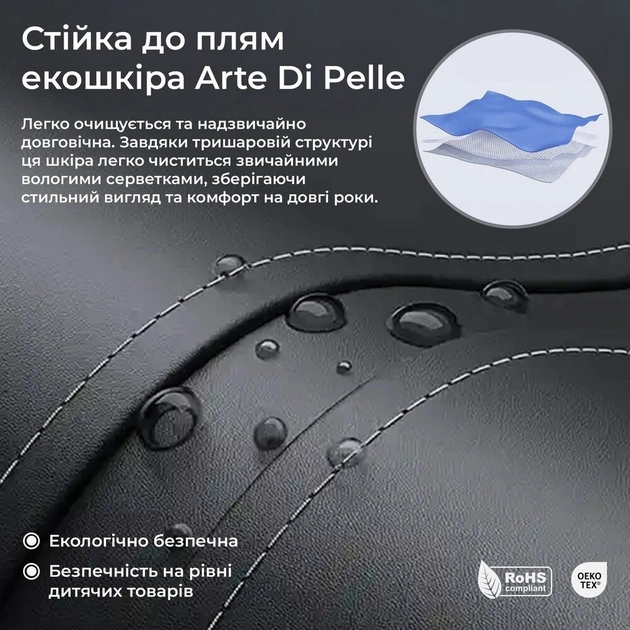 Кресло для геймеров Anda Seat Kaiser 4 V2 Size XL PVC Dark Gray Fabric (AD12YDDC-XLL-20-GB-CF-03) - изображение 6