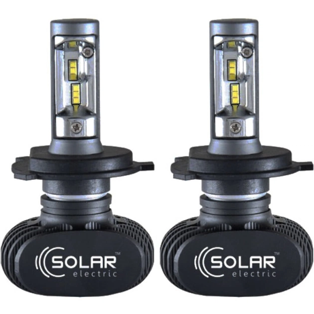 Автолампа SOLAR H4 12/24V 6000K 4000Lm 50W Seoul CSP (8104) - изображение 1