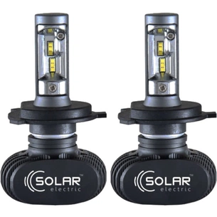 Автолампа SOLAR H4 12/24V 6000K 4000Lm 50W Seoul CSP (8104) зображення 1