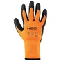 Захисні рукавиці Neo Tools латексне покриття, поліестер, р.8, помаранчево чорні (97-612-8) - уменьшенное изображение 2
