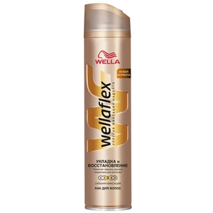 Лак для волосся WellaFlex Укладка и Восстановление Сильная фиксация 250 мл (4056800797226) зображення 1