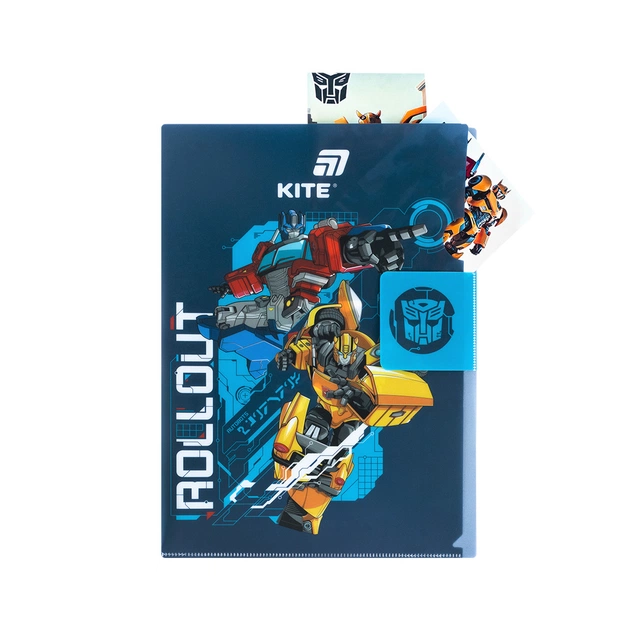 Папка - куточок Kite із клапаном A4 Transformers (TF25-248) - picture 4