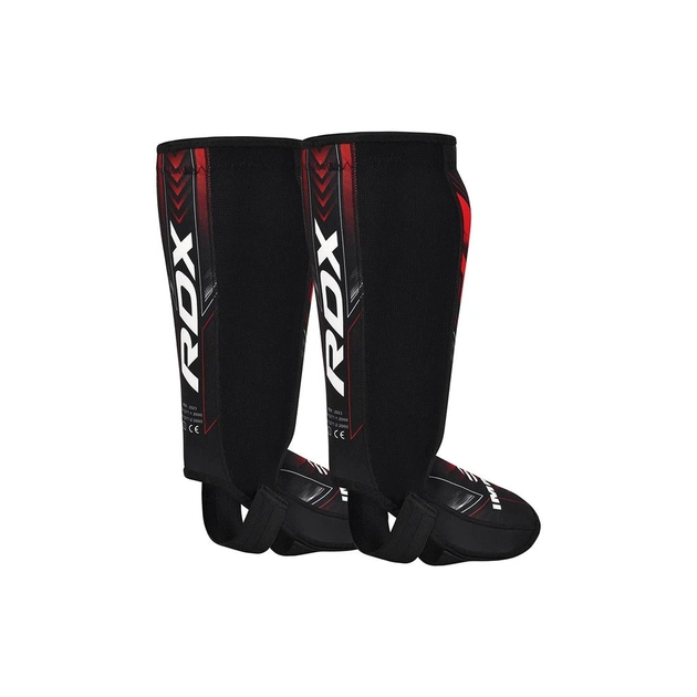 Захист гомілки і стопи RDX Neoprene Shin Instep IMMAF-1 Red XL (SGN-IMF-1R-XL) - picture 4