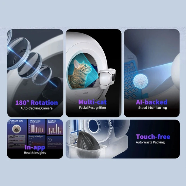 Смарт-лоток Petkit Purobot Ultra with Camera Self-Clean (P9903) - picture 6