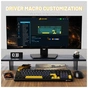 Клавіатура Attack Shark X98 RGB Wireless/Bluetooth/USB UA Star Black (X98SB_AS) - зменшене зображення 9