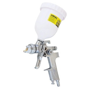 Краскопульт Sigma HVLP 1.3мм (хром) верхний бак, (пласт) (6812131) изображение 1