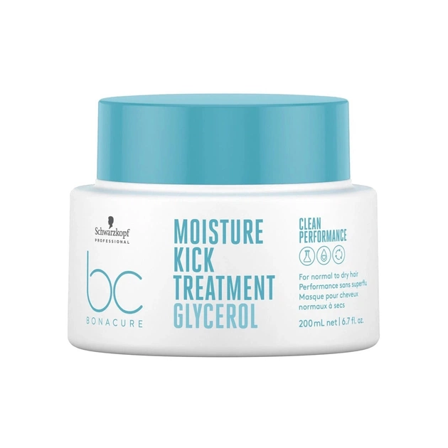 Маска для волосся Schwarzkopf Professional BC Bonacure Moisture Kick Treatment Glycerol 200 мл (4045787725797) - зображення 1