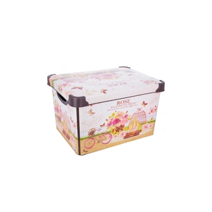 Контейнер для зберігання Violet House 0648 Decor New Rose 20 л (0648 DECOR NEW ROSE з/кр. 20 л) зображення 1