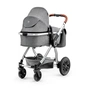 Коляска Kinderkraft 3 в 1 Veo Gray (KKWVEOGRY30000) (5902533910656) - зменшене зображення 2