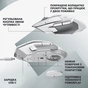 Мишка Logitech G502 X Lightspeed Wireless White (910-006189) - зменшене зображення 5