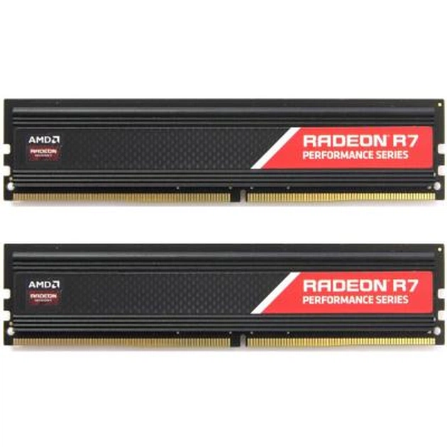 Модуль пам'яті для комп'ютера DDR4 16GB (2x8GB) 2400 MHz Radeon R7 Performance AMD (R7416G2400U2K) - изображение 1