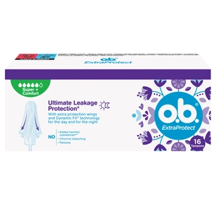 Тампони o.b. ExtraDefence Super+ Comfort 16 шт. (3574661467719/3574661626079) изображение 1