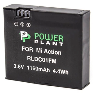 Акумулятор до фото/відео PowerPlant Xiaomi RLDC01FM 1160mAh (CB970209) зображення 1