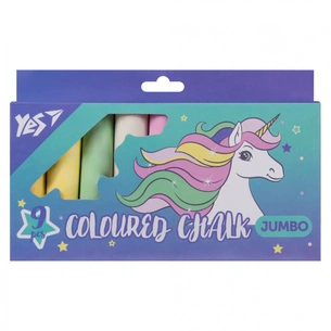 Крейда Yes кольорова Glamour 9 шт JUMBO (400507) изображение 1