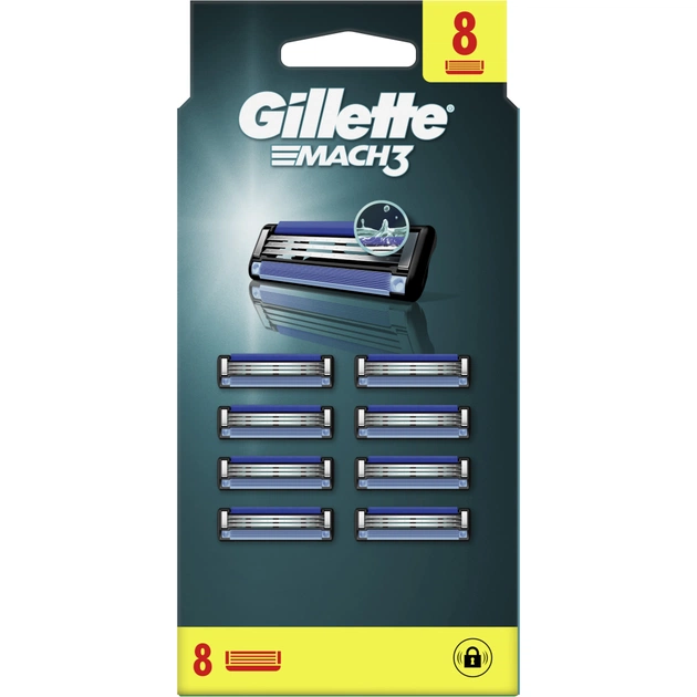 Змінні касети Gillette Mach3 8 шт. (3014260239640/8700216066556) - picture 2