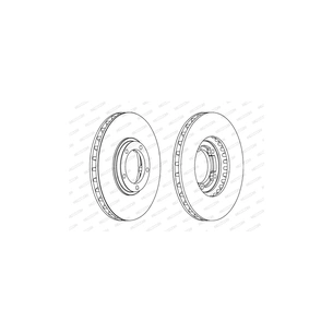 Гальмівний диск FERODO DDF1658 зображення 1
