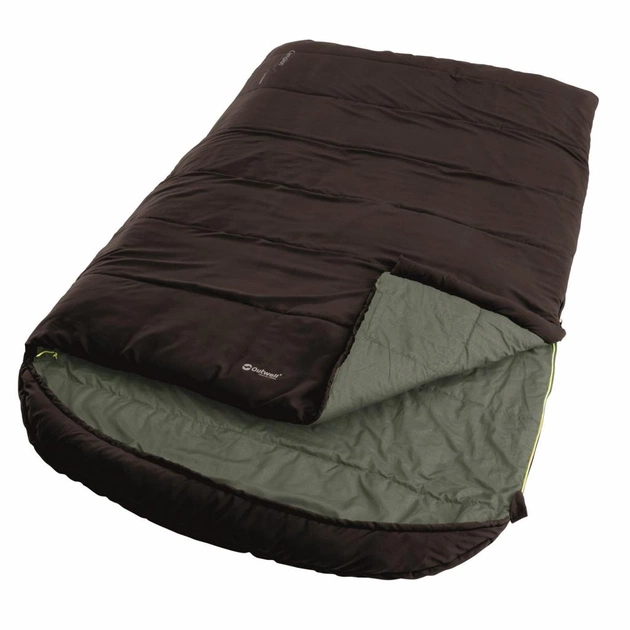Спальний мішок Outwell Campion Lux Double/-1°C Brown (Right) (928318) - зображення 1