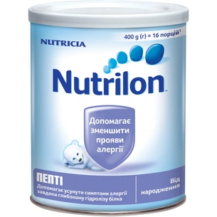 Дитяча суміш Nutrilon Пепті молочна 400 г (8718117601653) зображення 1