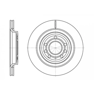 Гальмівний диск REMSA 6686.10 зображення 1